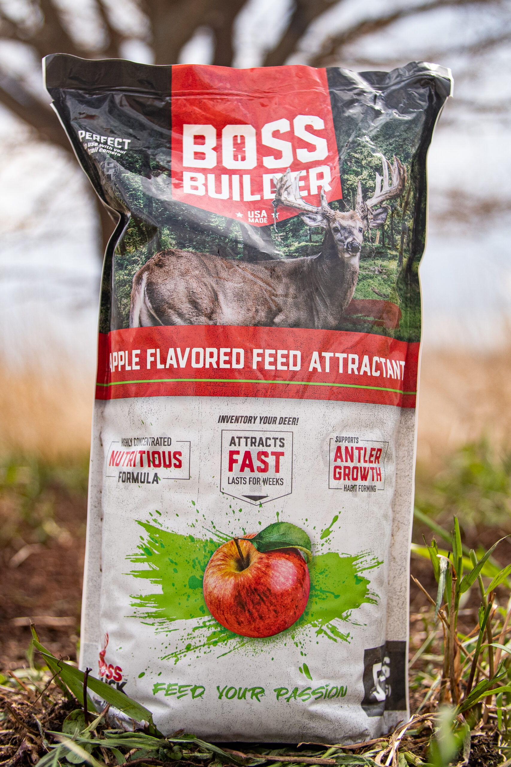 P1016120 Boss Builder Apple Flavored Feed Attractant