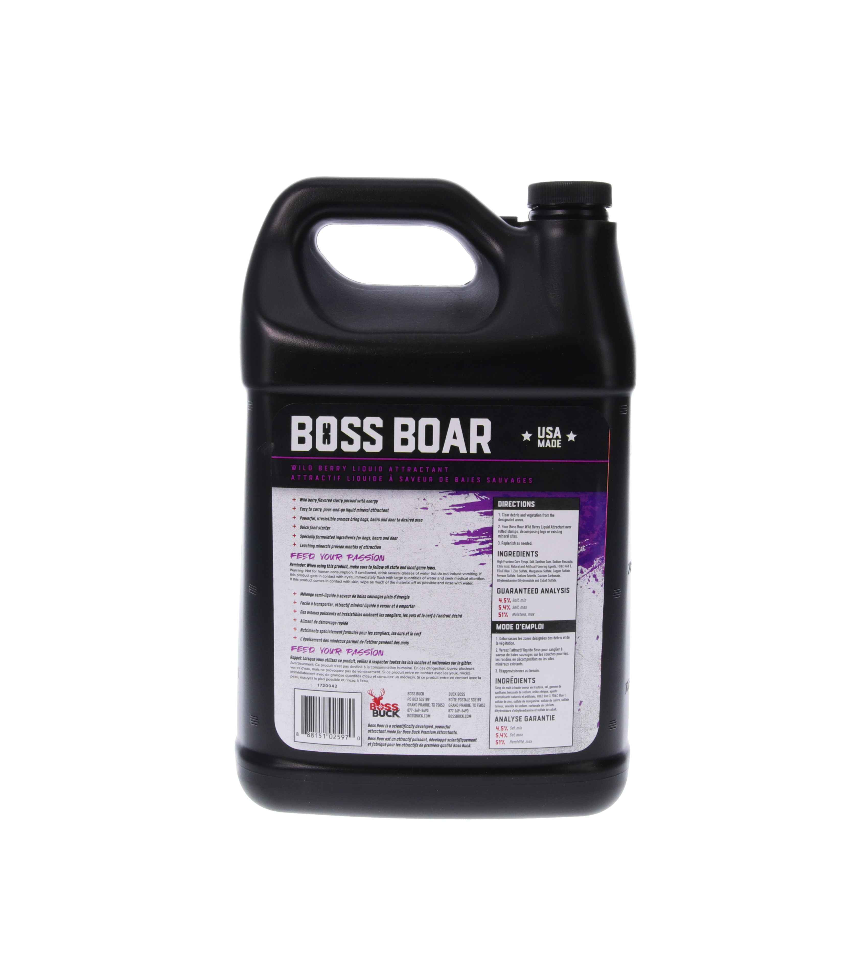 BB-SAUCE-BOAR_PKG_Open_05 Boss Boar Sweet Bery Molasses Attractant